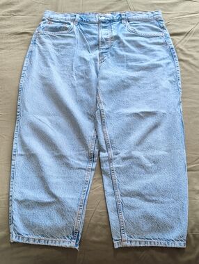 Zara Baggy - Cropped Jeans
